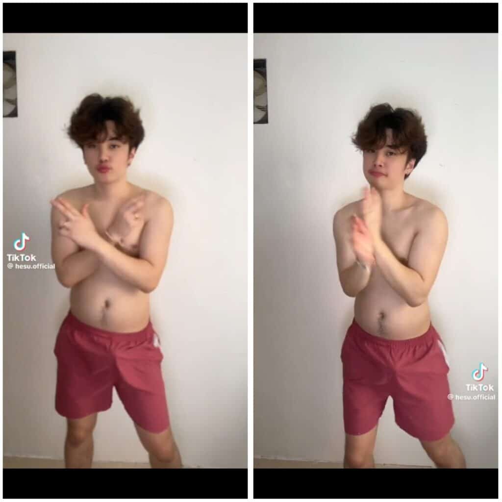 Kristofer Hesu Calderon Bakat Burat in TikTok Video