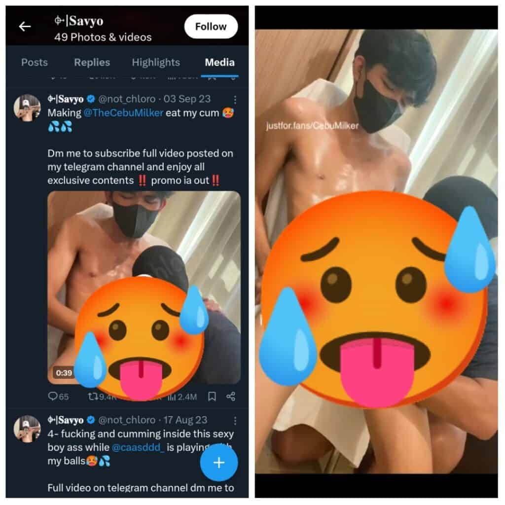 Savyo with Cebu Milker Leak Alter Porn Video XXX