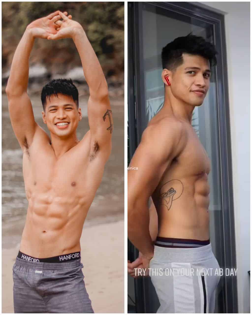 Vin Abrenica Bakat Bulge habang nagwowork out 1 vin20abrenica