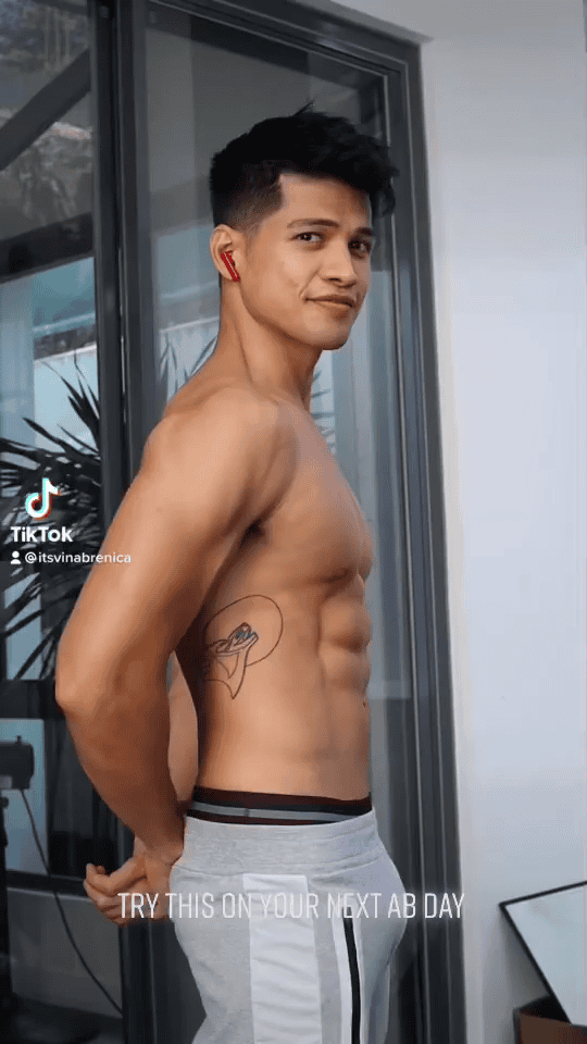Vin Abrenica Bakat Bulge habang nagwowork out 2 vin20abrenica20bakat201